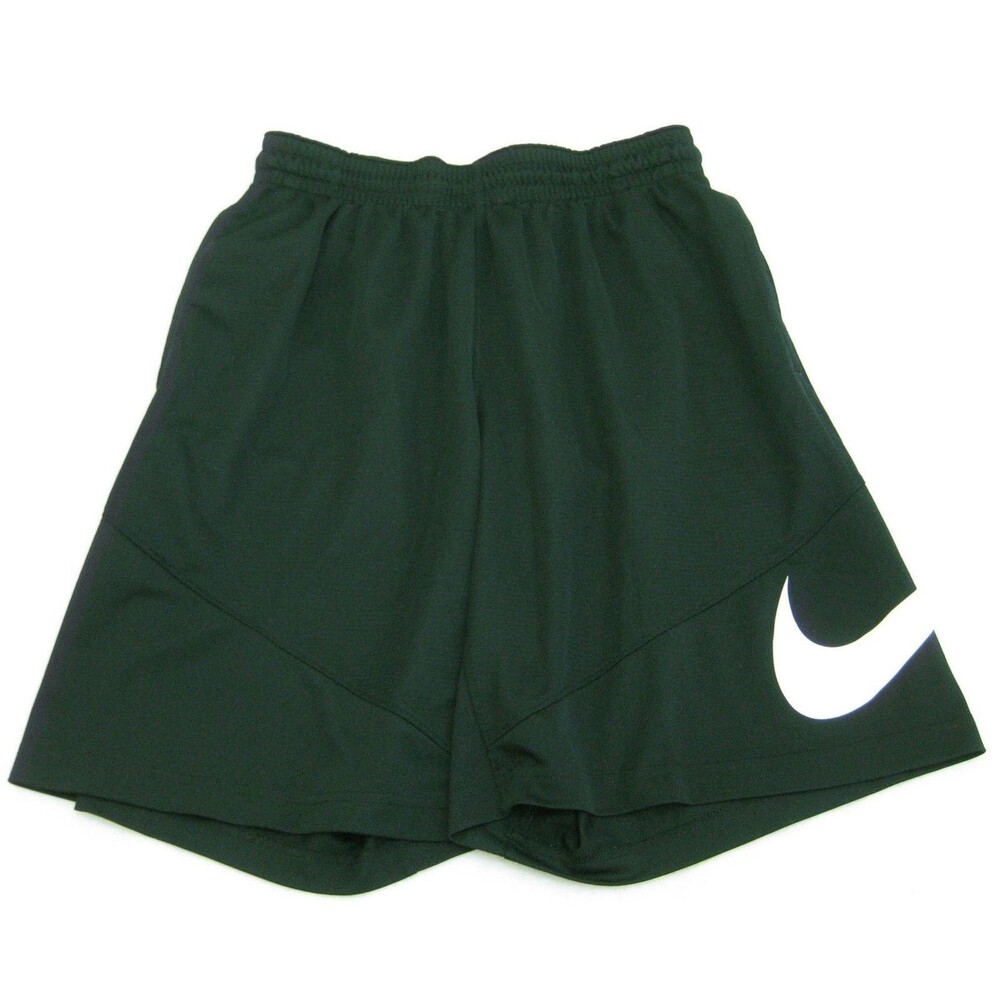 Nike Athletic Shorts Mens Large Black 2 Pockets Logo Basketball Gym Sport Tennis